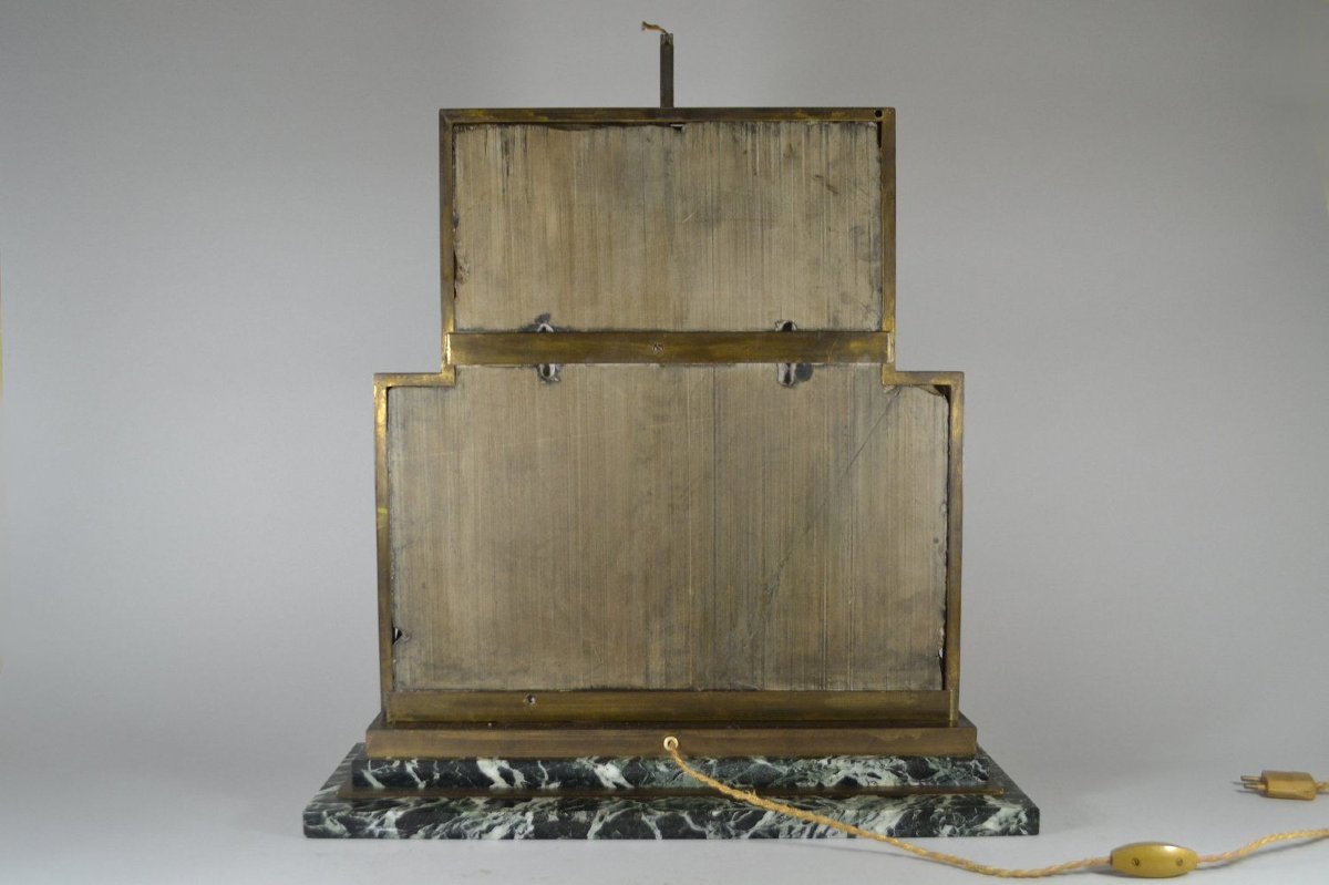 Stunning Art Deco Sculpture. Architectural. Femal Face. (janniot ?)-photo-2