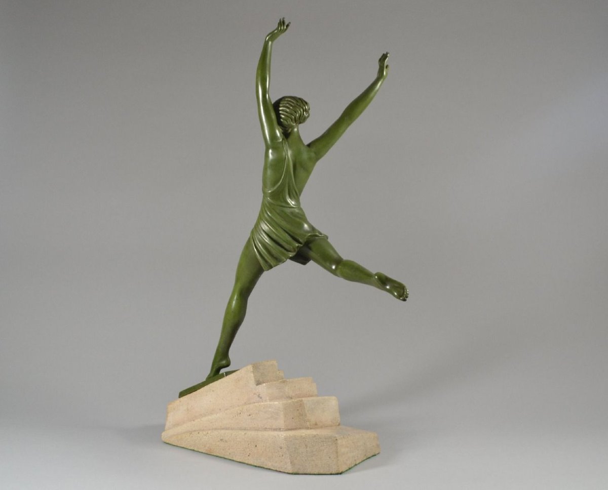 Pierre Le Faguays / Fayral — sculpture art déco Olympe pour Max Le Verrier  -photo-2
