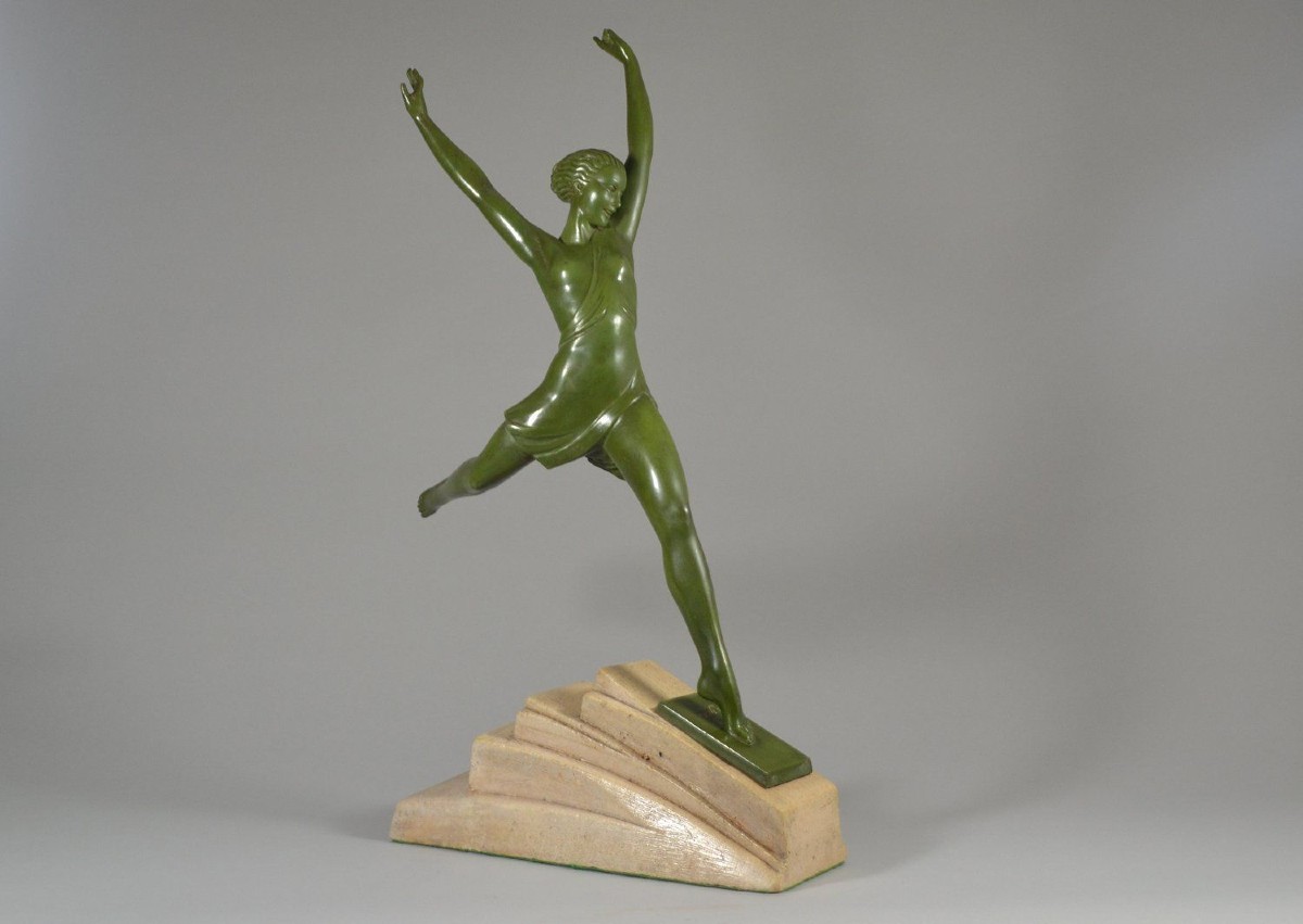 Pierre Le Faguays / Fayral — sculpture art déco Olympe pour Max Le Verrier  