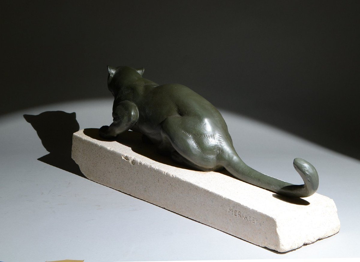 Meriadec. Art Deco Panther. Max Le Verrier Edition. Meriadec For Max Le Verrier-photo-5
