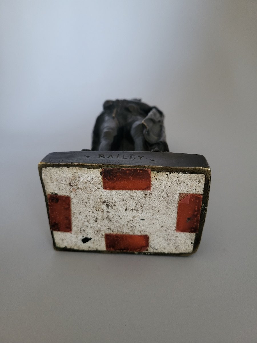 Sculpture en bronze, Bailly maire de Paris, Marchand au supplice-photo-5