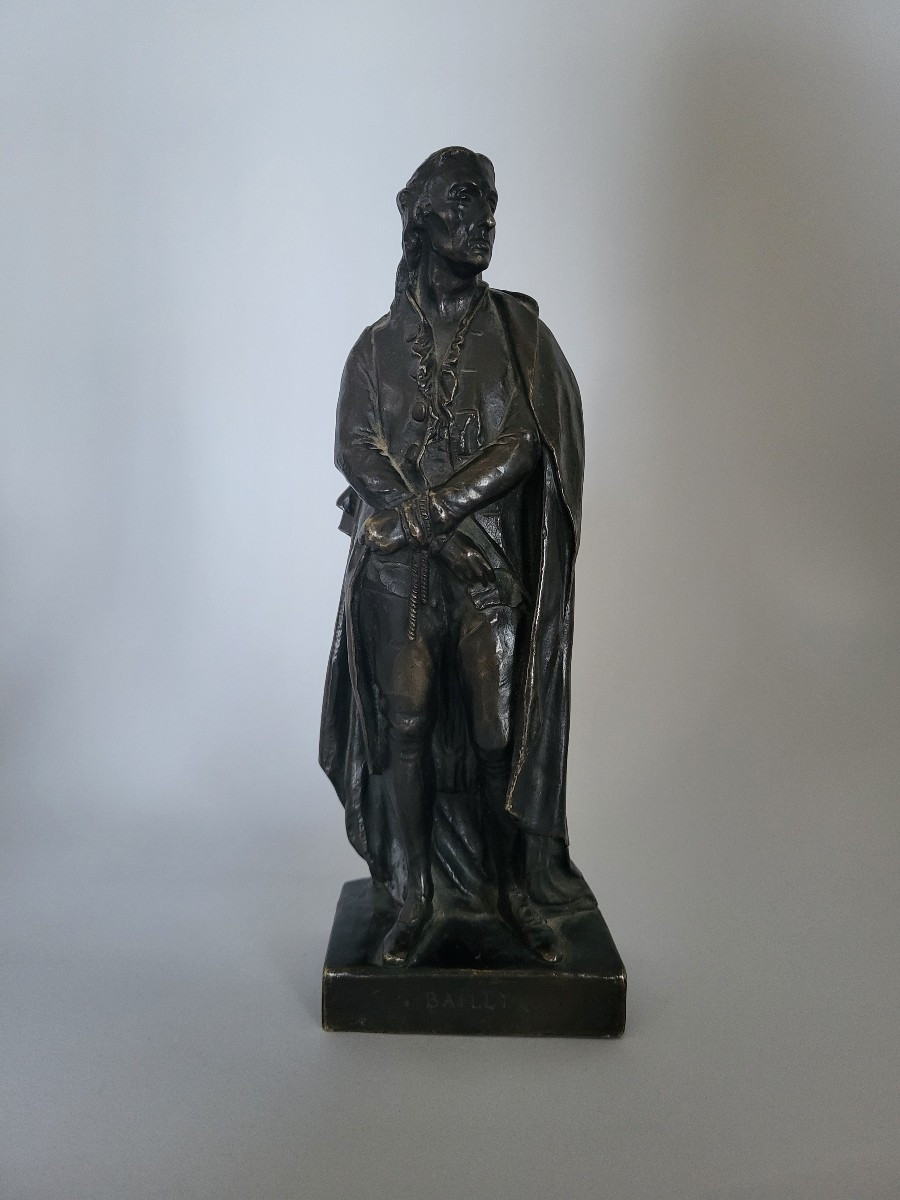 Sculpture en bronze, Bailly maire de Paris, Marchand au supplice