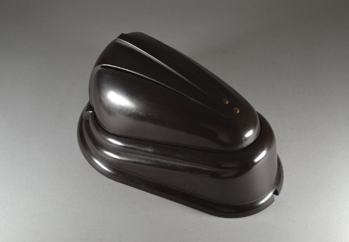 Rare Streamlined Modernist Bakelite "jumo" Lamp-photo-6