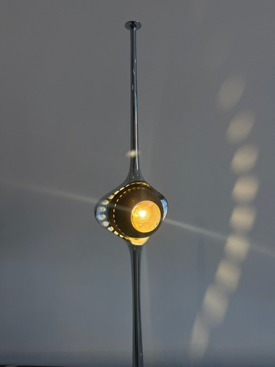 lampe modèle "COBRA" de ANGELO LELII pour ARREDOLUCE, circa 1960, -photo-2