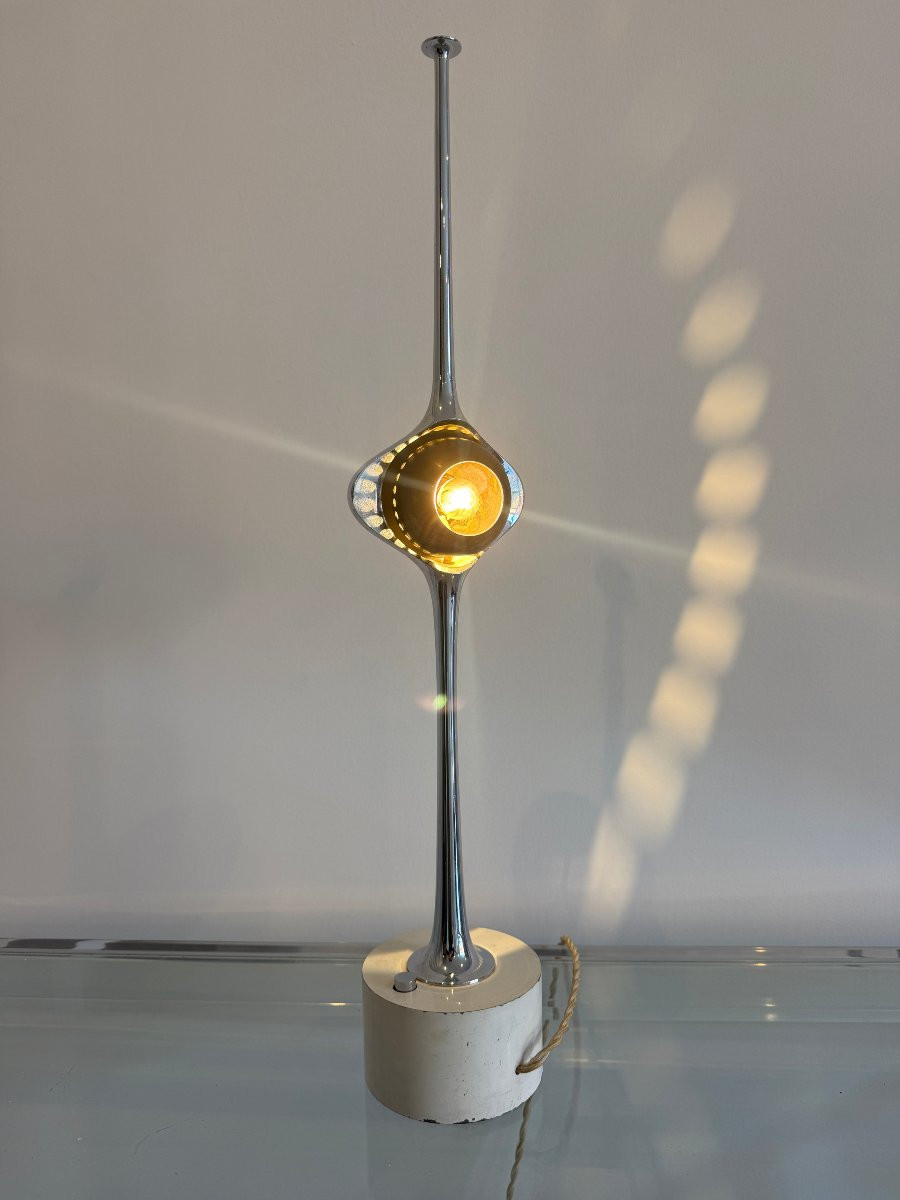 lampe modèle "COBRA" de ANGELO LELII pour ARREDOLUCE, circa 1960, -photo-3