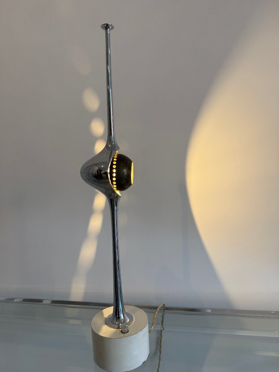 lampe modèle "COBRA" de ANGELO LELII pour ARREDOLUCE, circa 1960, -photo-4