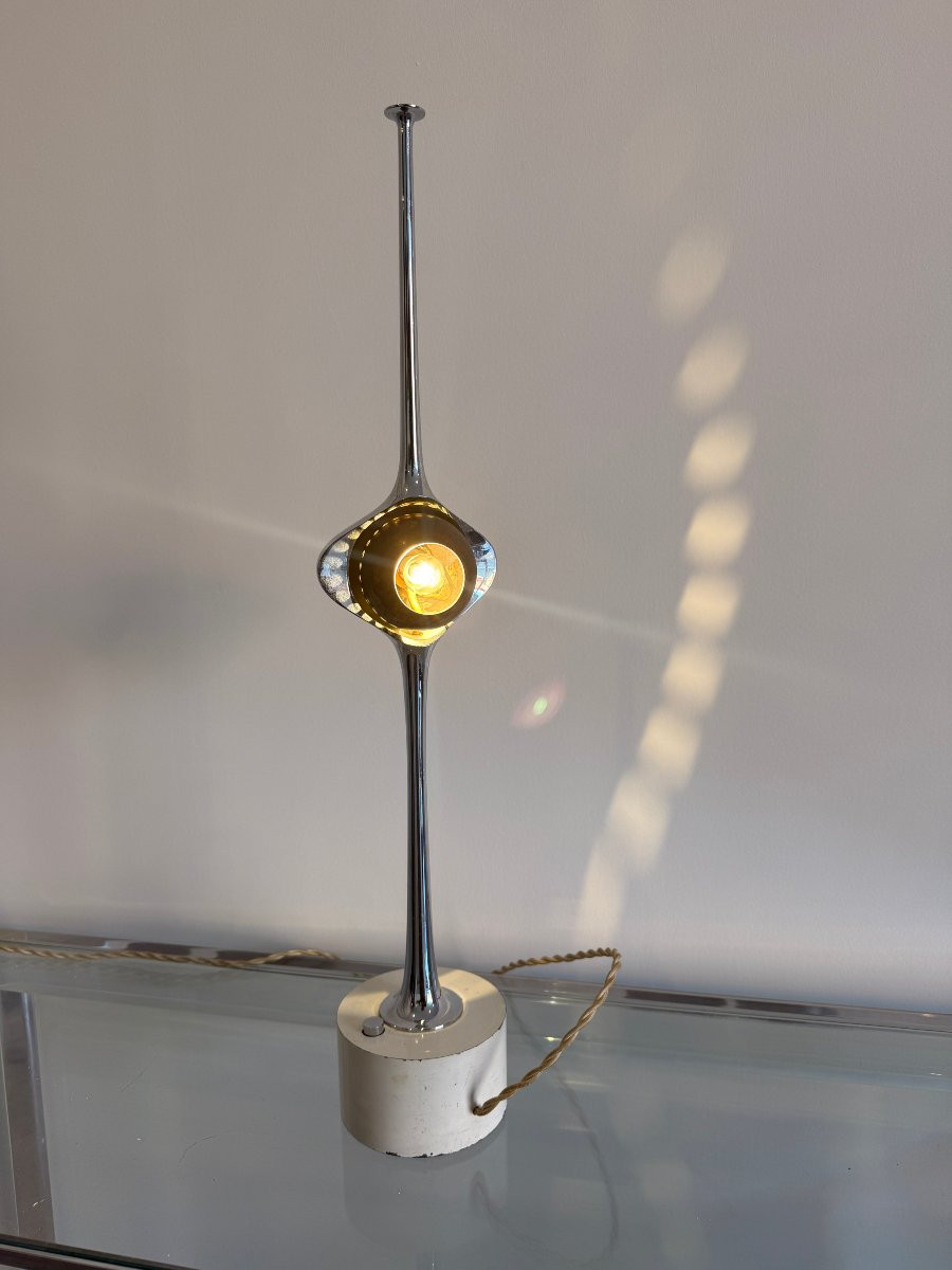 lampe modèle "COBRA" de ANGELO LELII pour ARREDOLUCE, circa 1960, -photo-5