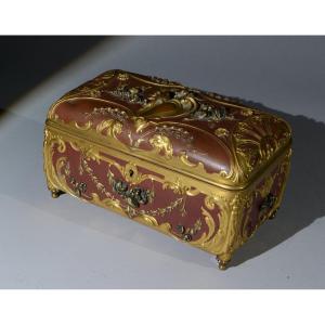 CHRISTOFLE et Émile-Auguste REIBER (1826-1893) croffret. Japonisme / eclectisme