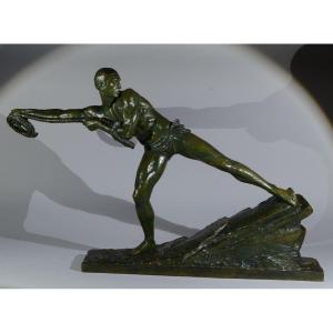 Impressive More Than 100cm Pierre Le Faguays Sculpture