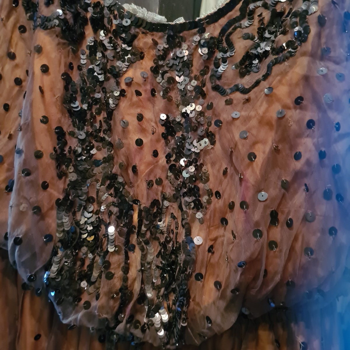 Robe 1910 avec paillettes-photo-2