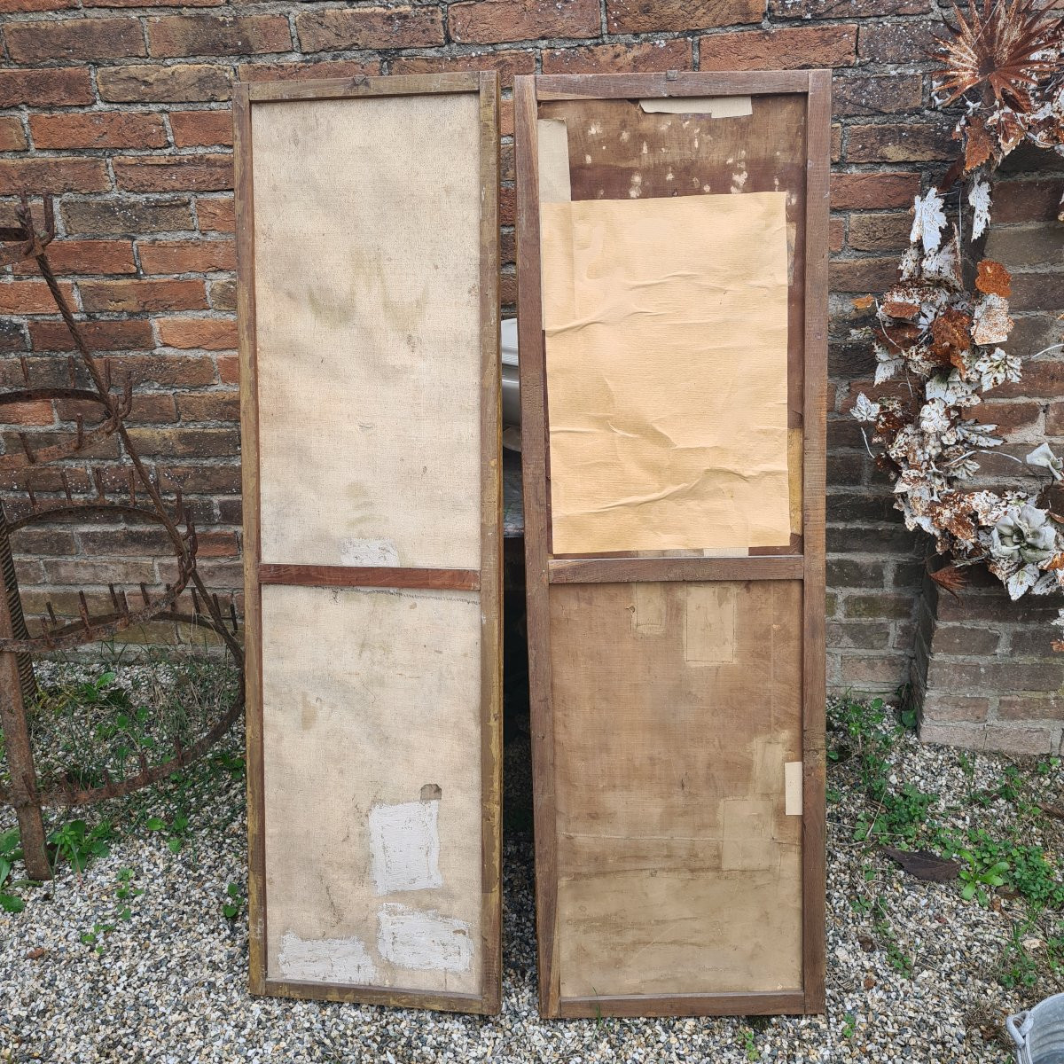 Pair Of 18th-century Chinoiserie Pannels-photo-4
