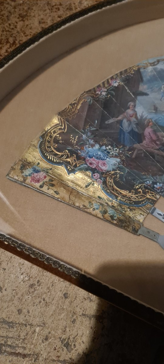 18th Century Painted Fan-photo-2