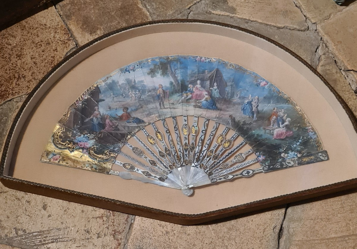 18th Century Painted Fan