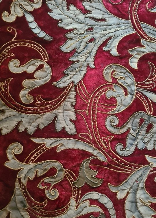 Antique Banner With A Pole-photo-2