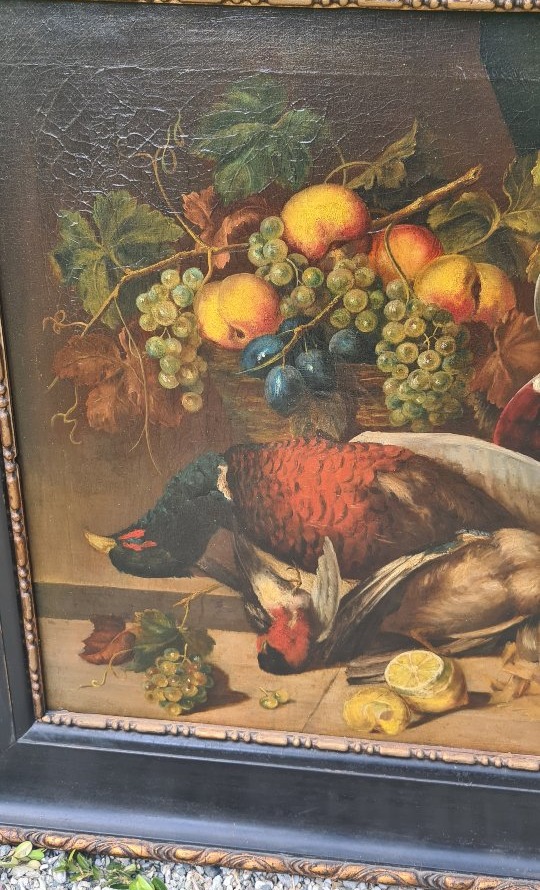 Still Life On Wood, 19th Century-photo-3