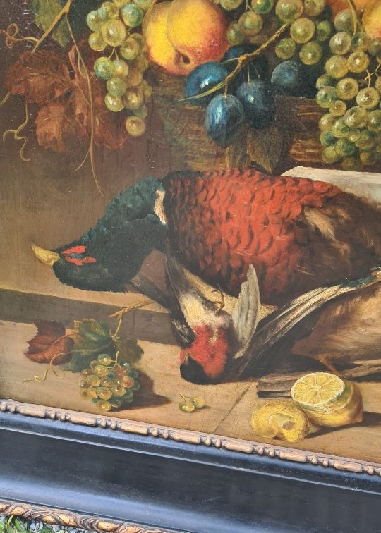 Still Life On Wood, 19th Century-photo-4