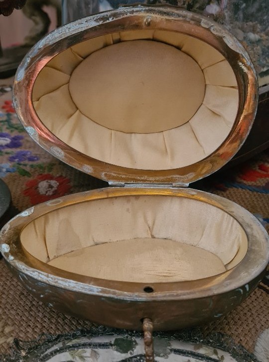 Boîte oeuf en bronze-photo-2