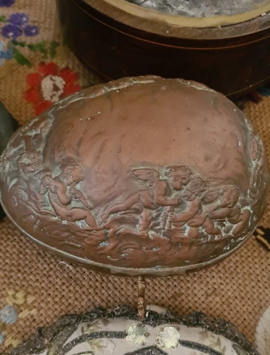 Boîte oeuf en bronze-photo-3