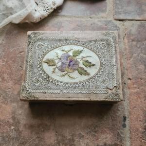 Wooden Box With Small Prayers Book