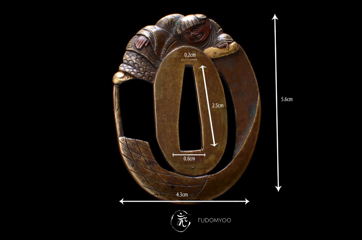 Tsuba Kimono Senin Weapon Samurai Katana Samurai Warfare-photo-1