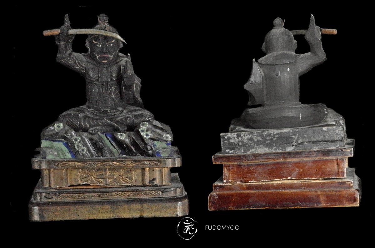 Statuette Dega Buddhism Japan Myoken -photo-3