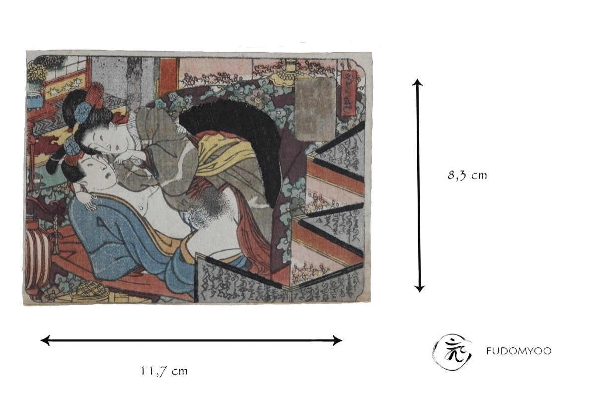 Japanese Erotic Shunga Ukiyoe Print Japan -photo-1