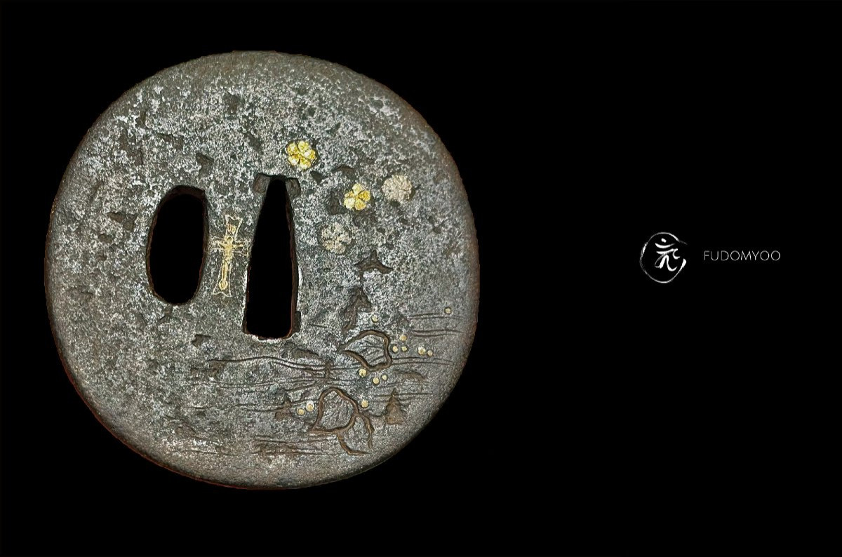 tsuba jesus chrétien japon samourai-photo-3