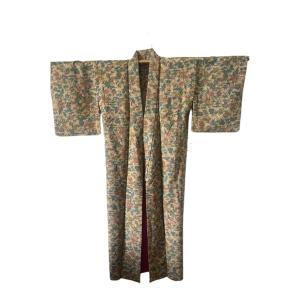 Kimono femme peint soie phenix 