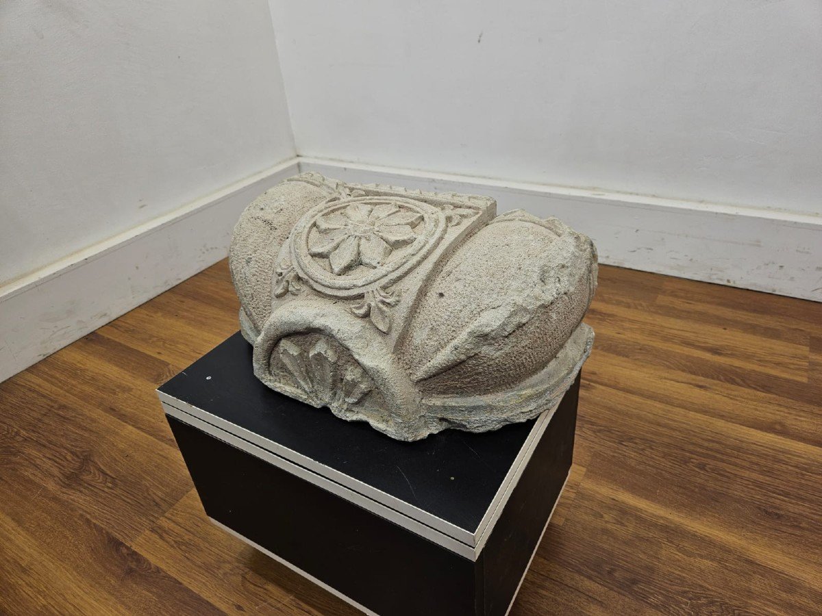 Carved Stone Shelf - 18th Century-photo-2