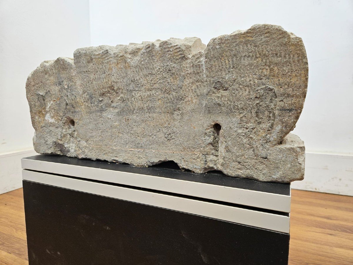 Carved Stone Shelf - 18th Century-photo-1