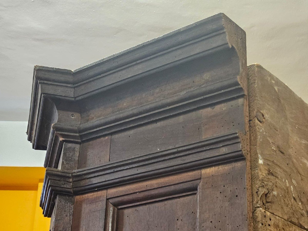 Large Piedmontese Baroque Wardrobe - Mid 18th Century-photo-4