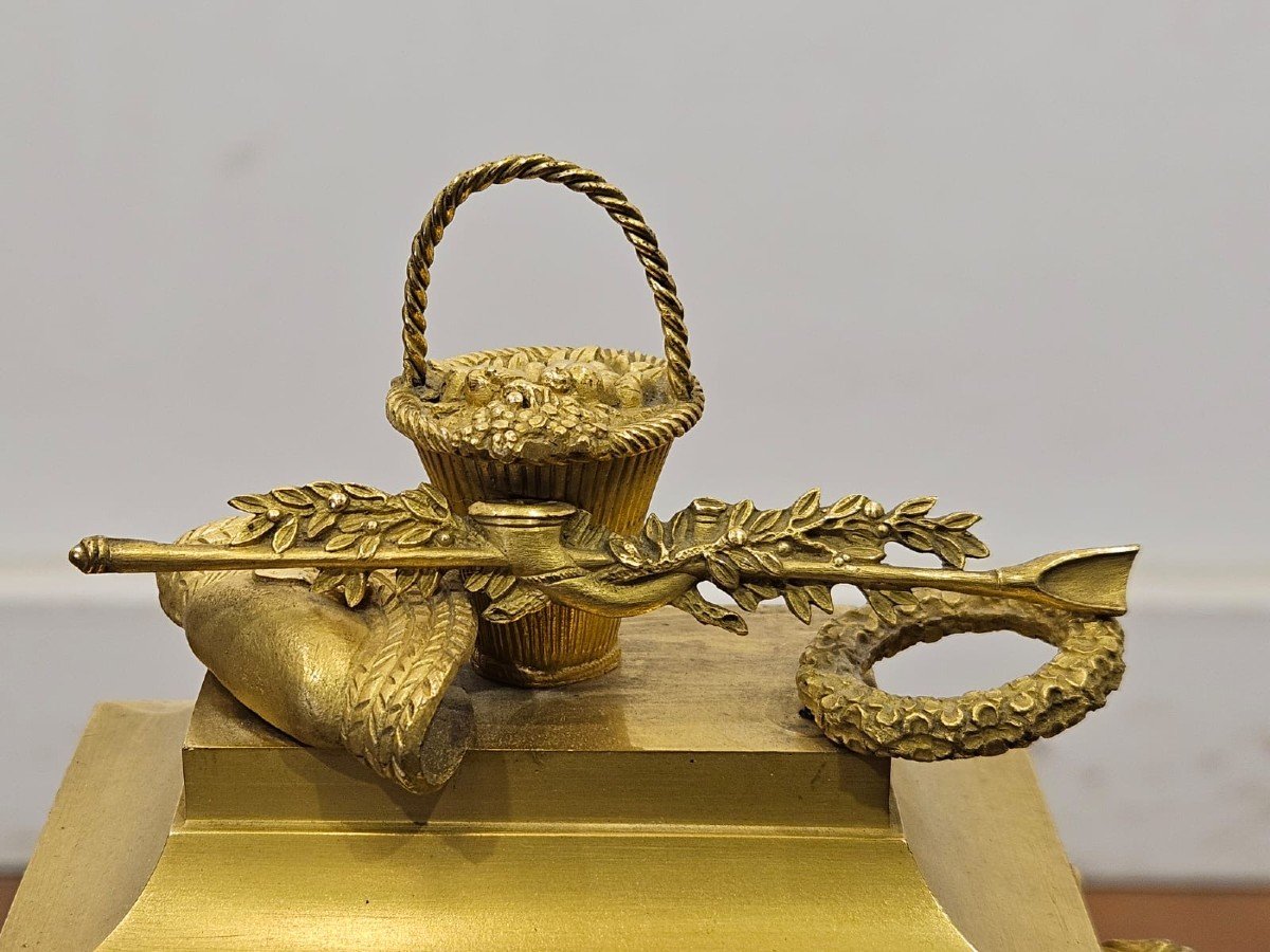 "parigina" Clock Made By Claude Galle (1759-1815)-photo-5