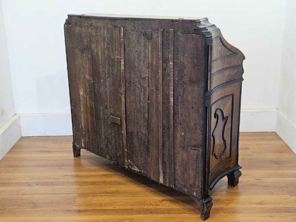 Beautiful Lombard Veneered Flap- 18th Century.-photo-5