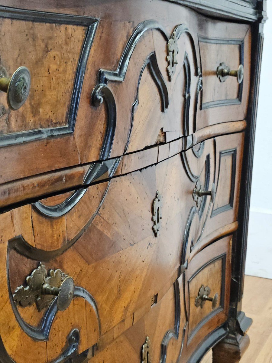 Beautiful Lombard Veneered Flap- 18th Century.-photo-8