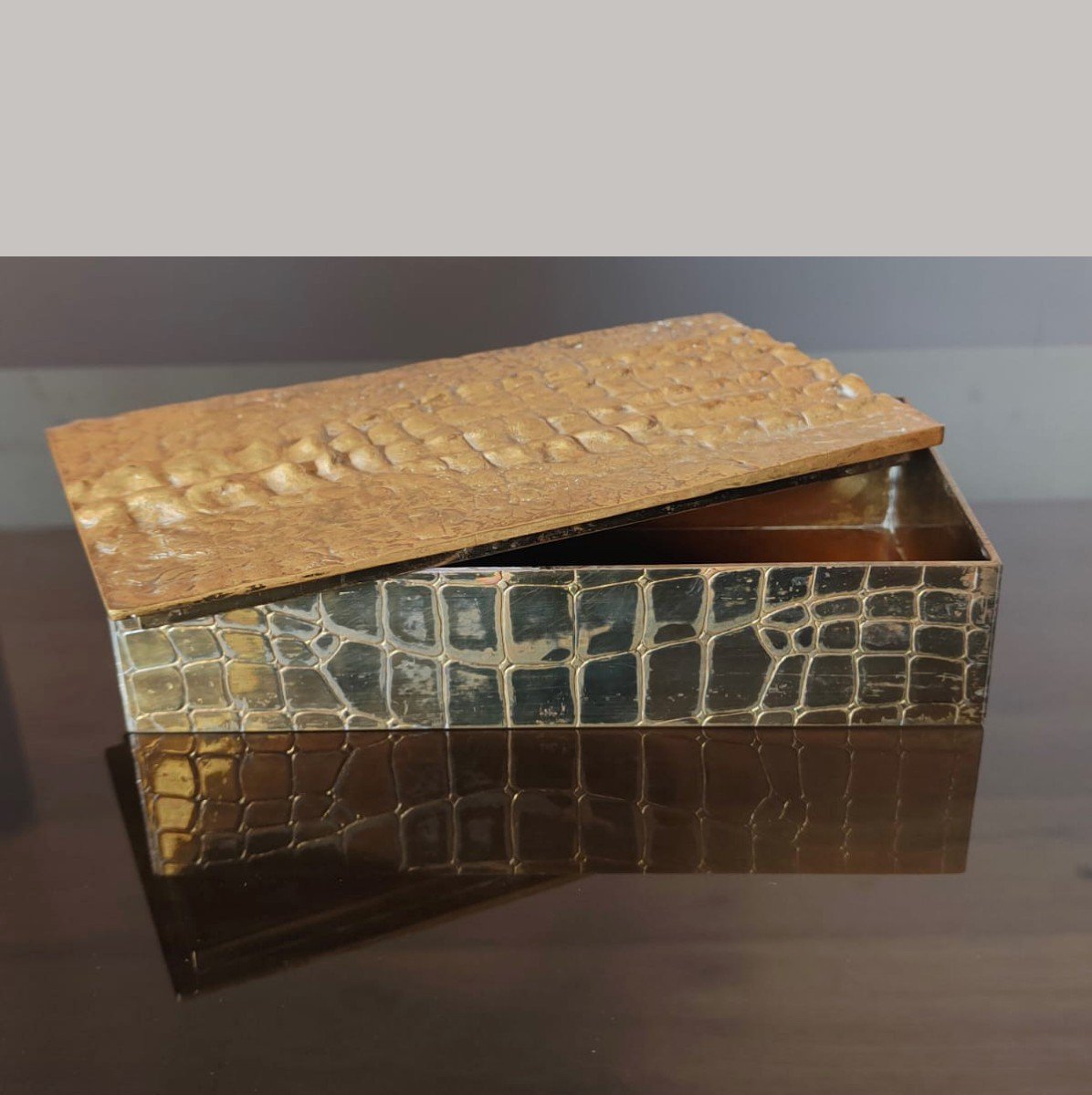 Bronze And Brass Box - 1970s