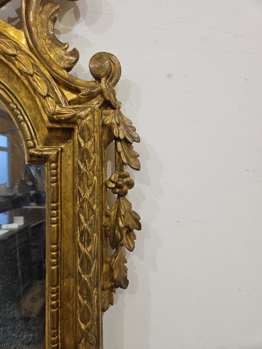 Piedmontese Louis XVI Mirror - 18th Century-photo-2