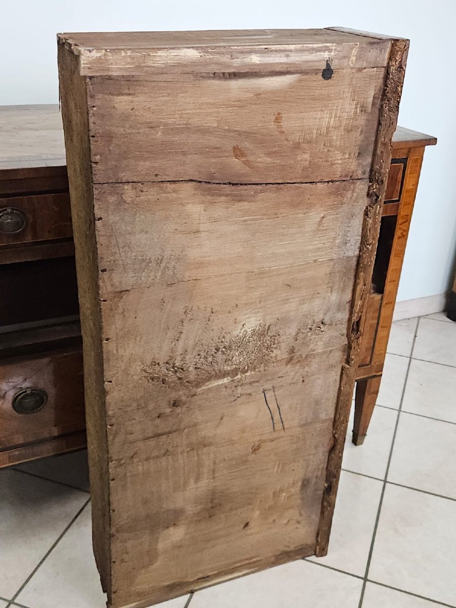 Cassettone Intarsiato Luigi XVI - Fine '700-photo-7