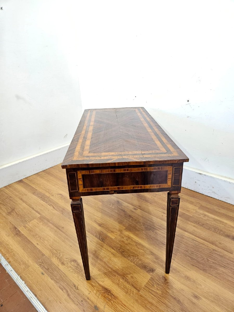 Veneered Table / Desk - Late 18th Century.-photo-2
