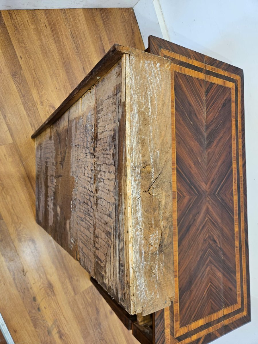 Veneered Table / Desk - Late 18th Century.-photo-4