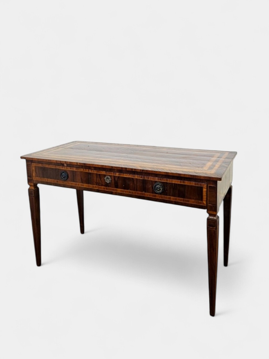 Veneered Table / Desk - Late 18th Century.