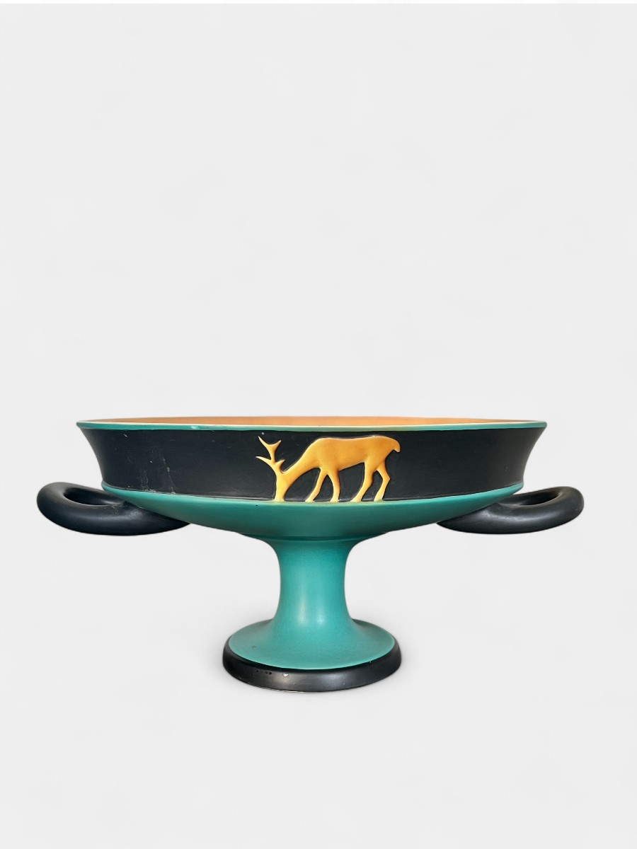 Italian Art Déco Ceramic Centerpiece – Vibi, 1930s