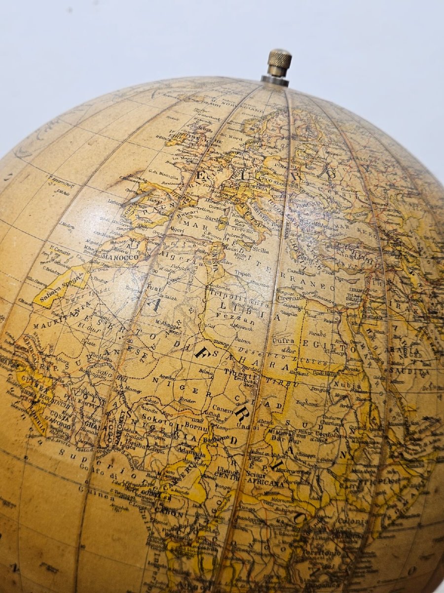 G.b. Paravia & C. Turin Terrestrial Globe – 1950-photo-1