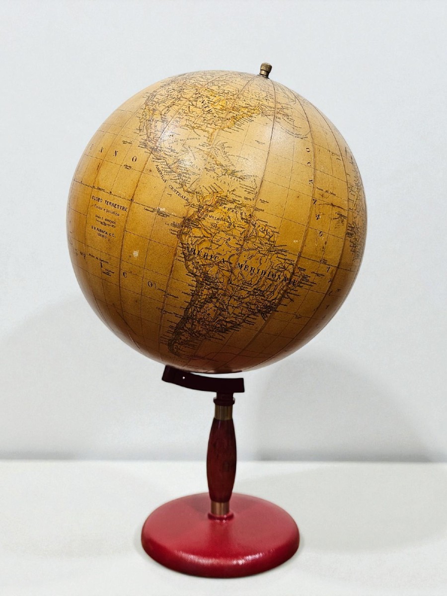 G.b. Paravia & C. Turin Terrestrial Globe – 1950