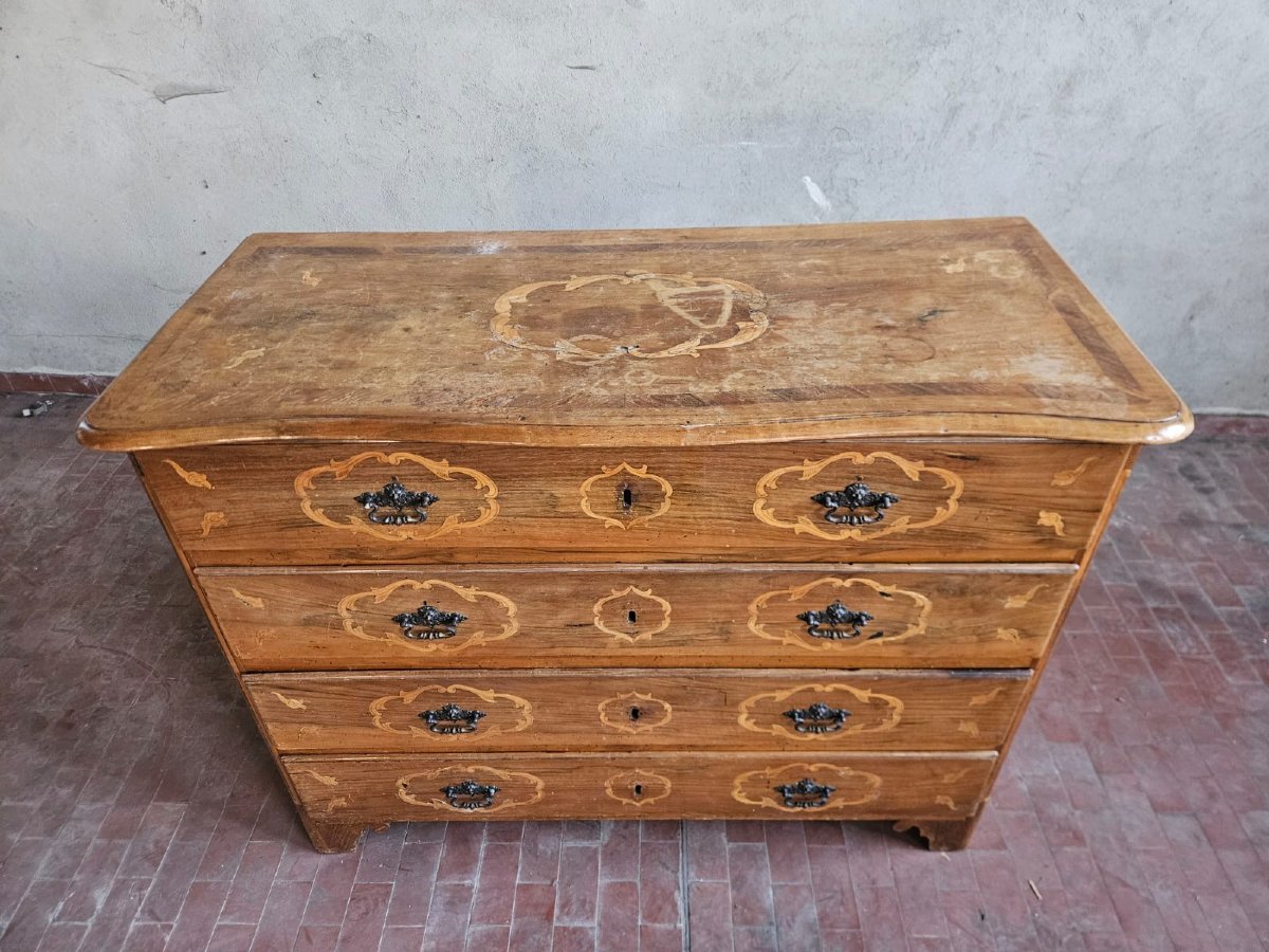 Commode piémontaise du XVIIIe siècle-photo-3