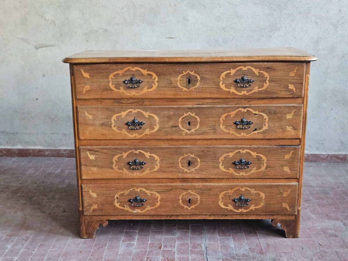 Commode piémontaise du XVIIIe siècle-photo-4