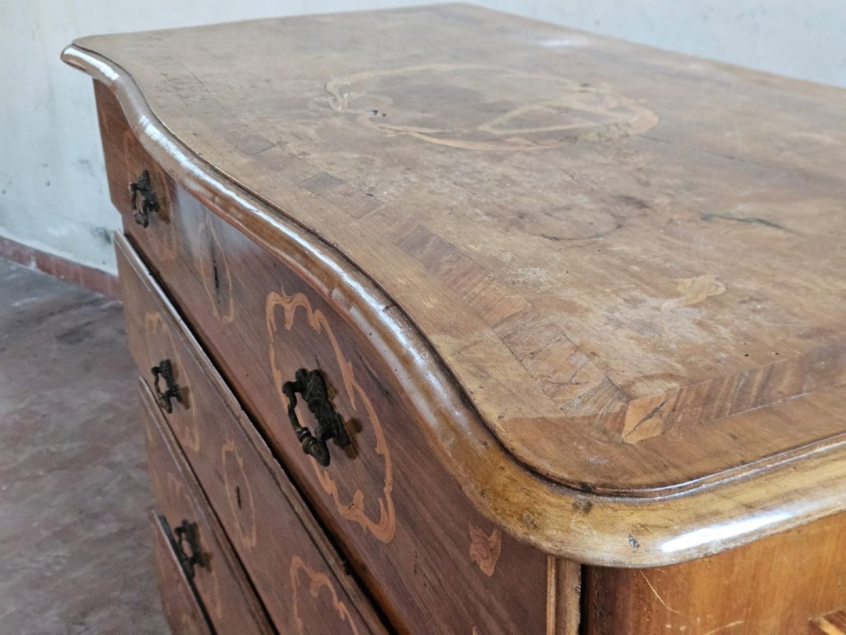 Commode piémontaise du XVIIIe siècle-photo-2