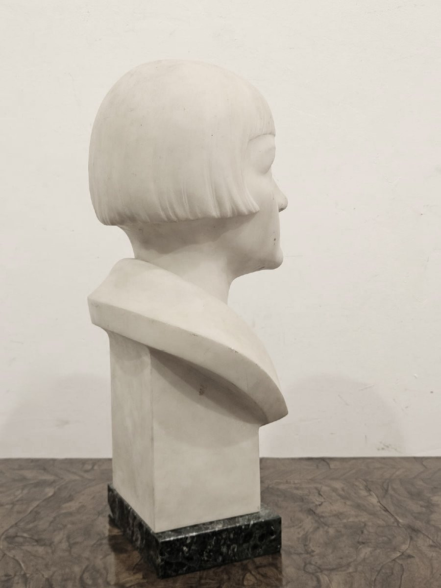 Female Marble Bust – Italy, Period 1920–1930-photo-5