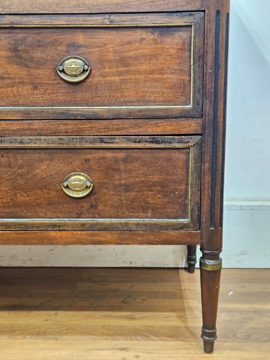 Louis XVI Walnut Commode – Piedmont, Late 18th Century-photo-2