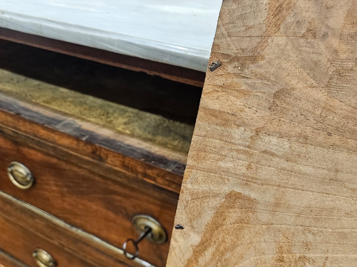 Louis XVI Walnut Commode – Piedmont, Late 18th Century-photo-4