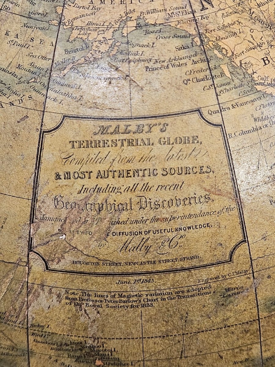 Malby’s Terrestrial Globe – London, June 1st, 1845-photo-2